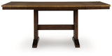 Furniture City - MS - Ashley Furniture - Rylandeen Dining Room - RECT DRM Counter EXT Table - PCD651-32