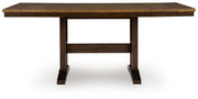 Furniture City - MS - Ashley Furniture - Rylandeen Dining Room - RECT DRM Counter EXT Table - PCD651-32