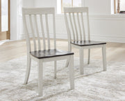 Furniture City - MS - Ashley Furniture - Darborn Dining Room - Dining Chair (Set of 2) / Gray/Brown - D796-01X2