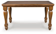 Furniture City - MS - Ashley Furniture - Greddinton Counter Height Dining Table - RECT Dining Room Counter Table / Brown - PCD824-13