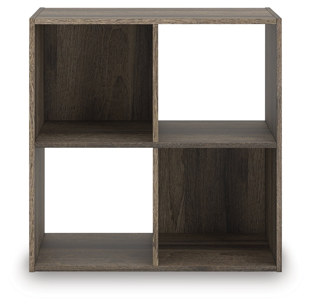 Furniture City - MS - Ashley Furniture - Shallifer Four Cube Organizer - Four Cube Organizer / Brown - EA1104-2X2