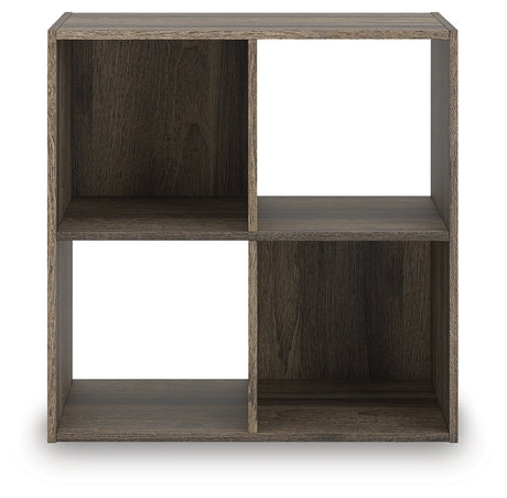 Furniture City - MS - Ashley Furniture - Shallifer Four Cube Organizer - Four Cube Organizer / Brown - EA1104-2X2
