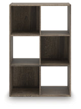 Furniture City - MS - Ashley Furniture - Shallifer Six Cube Organizer - Six Cube Organizer / Brown - EA1104-3X2