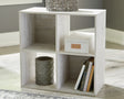 Furniture City - MS - Ashley Furniture - Paxberry Four Cube Organizer - Four Cube Organizer / Whitewash - EA1811-2X2
