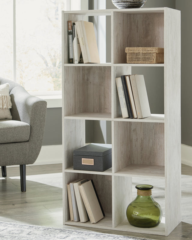Furniture City - MS - Ashley Furniture - Paxberry Eight Cube Organizer - Eight Cube Organizer / Whitewash - EA1811-4X2