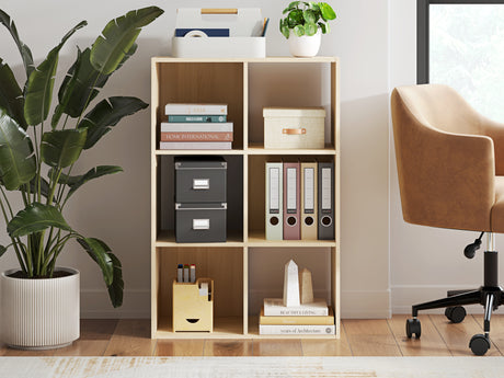 Furniture City - MS - Ashley Furniture - Piperton Six Cube Organizer - Six Cube Organizer / Charcoal - EA5514-3X2