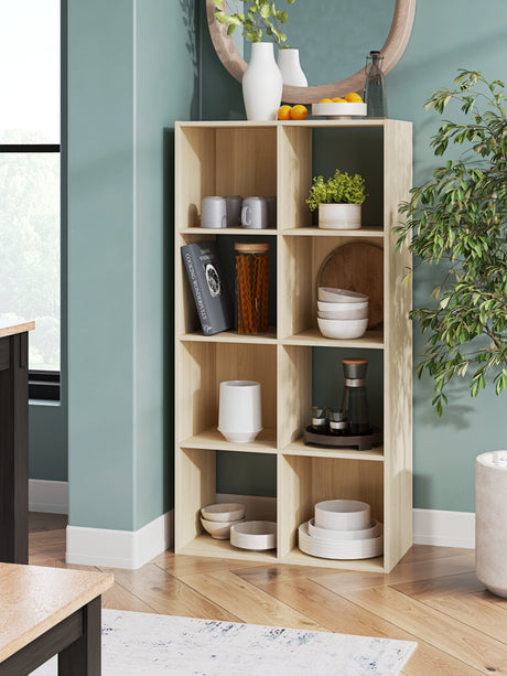 Furniture City - MS - Ashley Furniture - Piperton Eight Cube Organizer - Eight Cube Organizer / Charcoal - EA5514-4X2