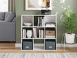 Furniture City - MS - Ashley Furniture - Onita Nine Cube Organizer - Nine Cube Organizer / White - EA9630-3X3