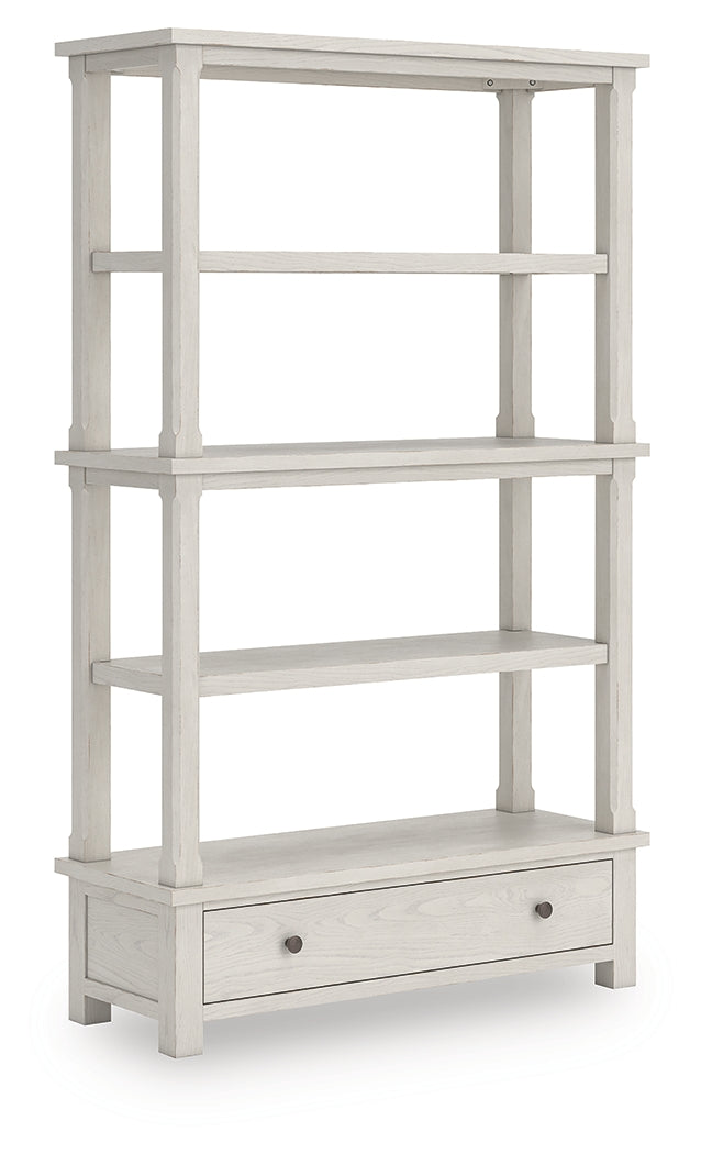 Furniture City - MS - Ashley Furniture - Robbinsdale Bookcase - Bookcase / Antique White - H742-70