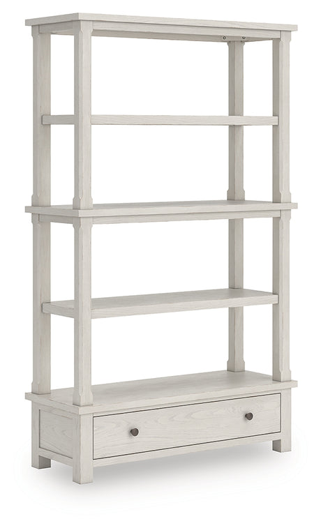 Furniture City - MS - Ashley Furniture - Robbinsdale Bookcase - Bookcase / Antique White - H742-70