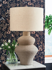 Furniture City - MS - Ashley Furniture - Jossleigh Lighting - Metal Table Lamp (1/CN) / Beige - L207624