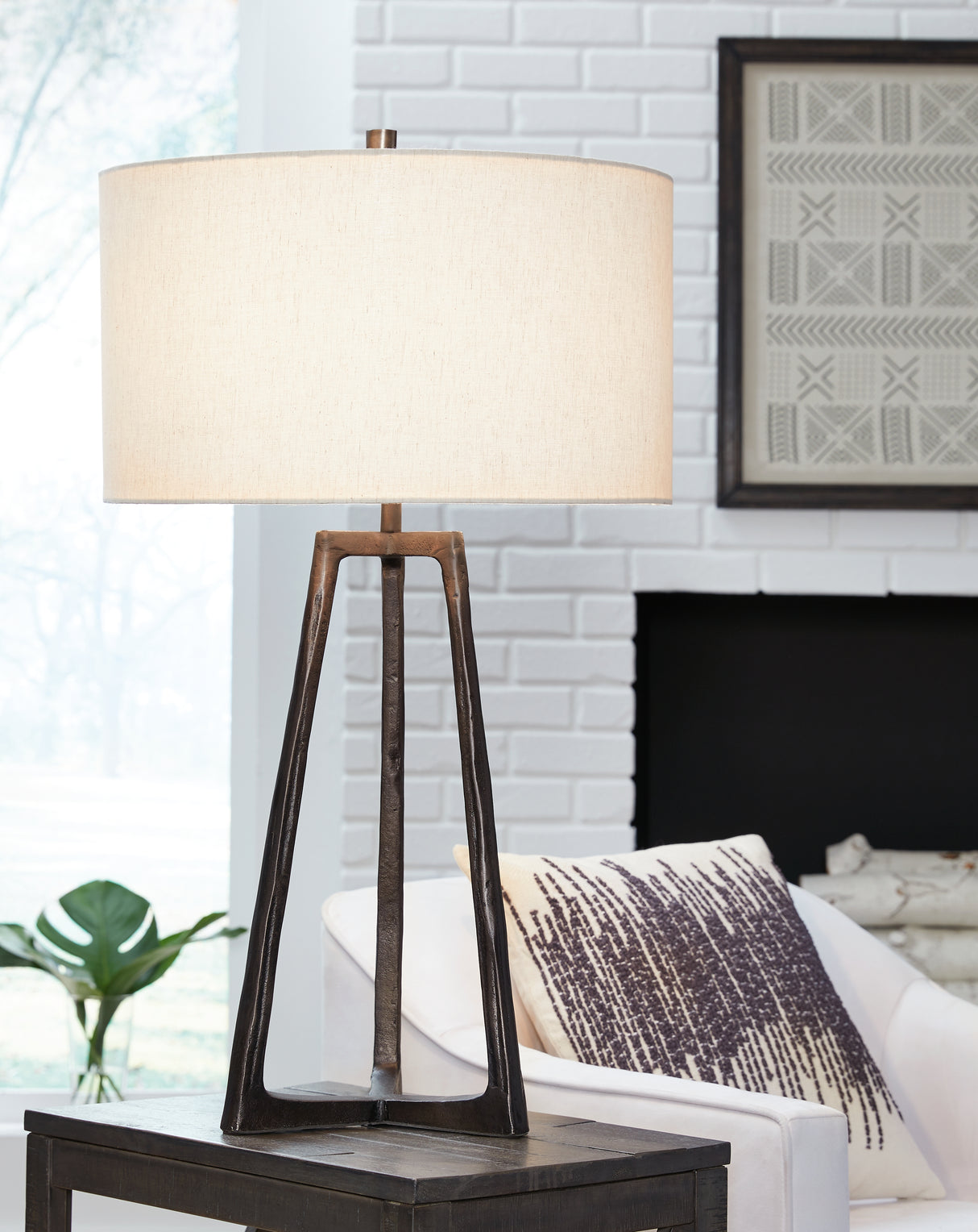 Furniture City - MS - Ashley Furniture - Ryandale Lighting - Table Lamp (Set of 2) / Antique Black - L208344X2