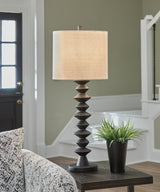 Furniture City - MS - Ashley Furniture - Luanndon Lighting - Poly Buffet Lamp (1/CN) / Black - L235783