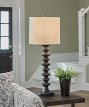 Furniture City - MS - Ashley Furniture - Luanndon Lighting - Poly Buffet Lamp (1/CN) / Black - L235783