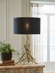 Furniture City - MS - Ashley Furniture - Josney Lighting - 2-Piece Lamp Set / Antique Gold Finish - L317034X2