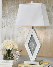 Furniture City - MS - Ashley Furniture - Prunella Lighting - Table Lamp (Set of 2) / Silver Finish - L429034X2