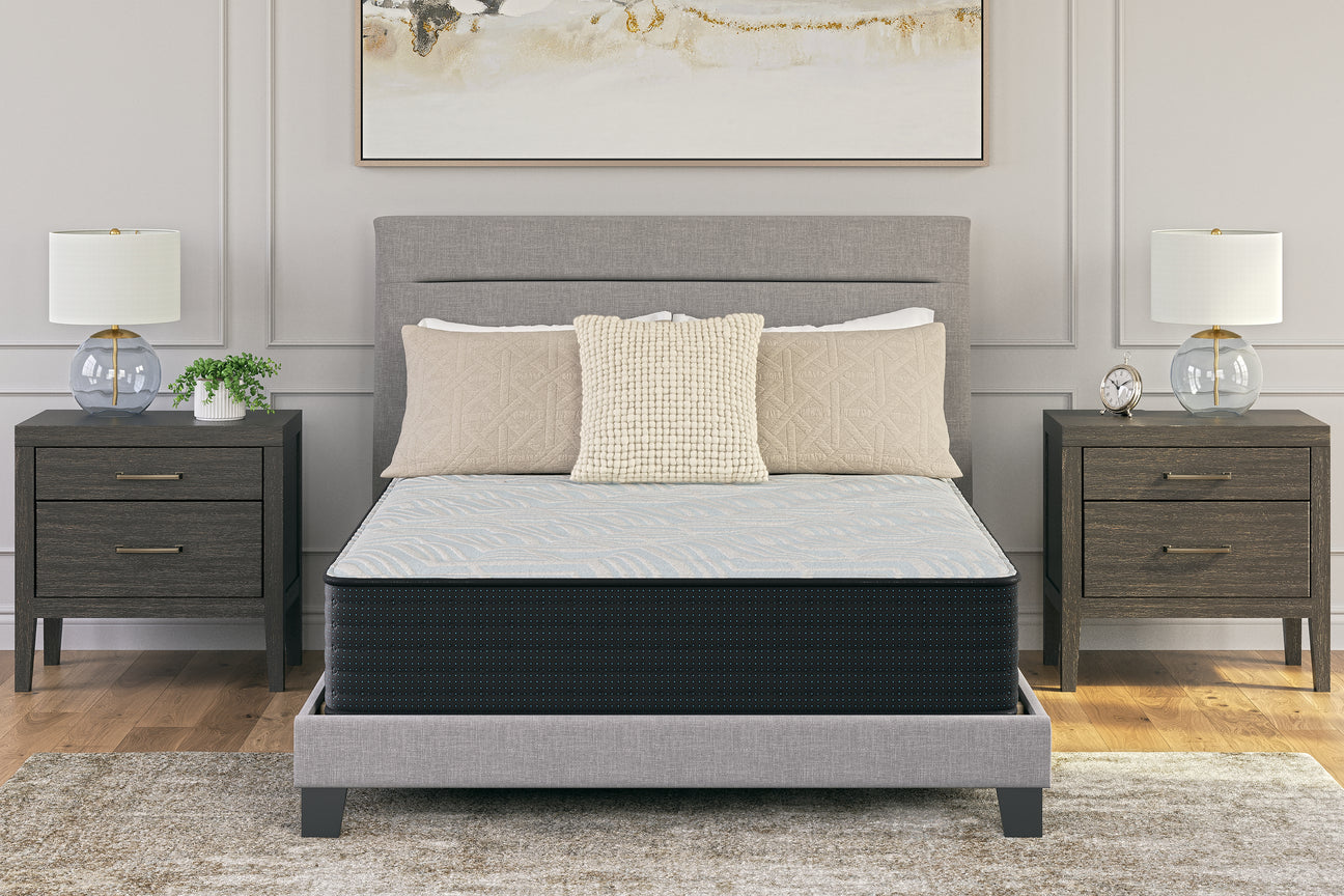 Furniture City - MS - Ashley Furniture - Palisades Firm Mattresses - Queen / Gray/Blue - M41531