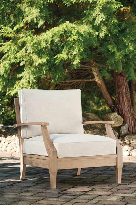 Furniture City - MS - Ashley Furniture - Carter Hall Outdoor - Sofa with Cushion / Beige - P601-838