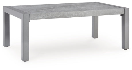Furniture City - MS - Ashley Furniture - Hurley Park Outdoor - Sofa with Cushion / Gray - PCP695-838