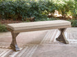 Furniture City - MS - Ashley Furniture - Laguna Heights Outdoor - Bench with Cushion - PCP790-600