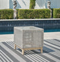 Furniture City - MS - Ashley Furniture - Seton Creek Outdoor - Round Bar Table w/UMB OPT / Beige - P798-613