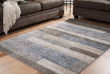 Furniture City - MS - Ashley Furniture - Sethburn Rug - 8' x 10' Rug / Cream/Brown/Gray - R406591