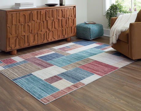 Furniture City - MS - Ashley Furniture - Numore Rug - 8' x 9'11" Washable Rug / Multi - R406661
