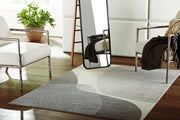 Furniture City - MS - Ashley Furniture - Winderburg Rug - 8' x 10' Rug / Gray/Ivory - R406951