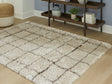 Furniture City - MS - Ashley Furniture - Wrenlow Rug - 8' x 10' Rug / Gray/Cream - R407221