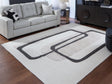 Furniture City - MS - Ashley Furniture - Davismour Rug - 7'8" x 10' Area Rug / Ivory/Taupe/Charcoal - R407561