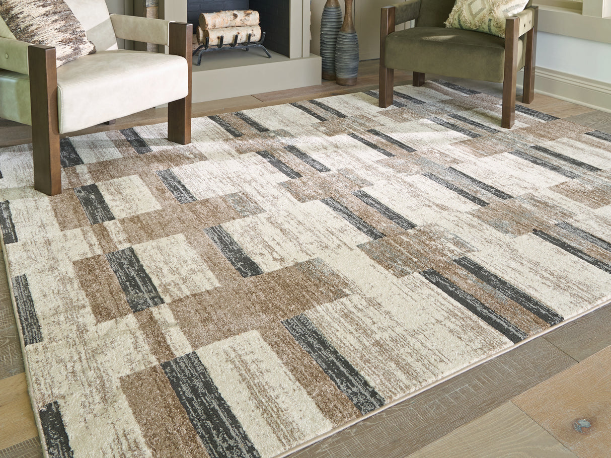 Furniture City - MS - Ashley Furniture - Alstone Rug - 7'10" x 10' Area Rug / Multi - R407731