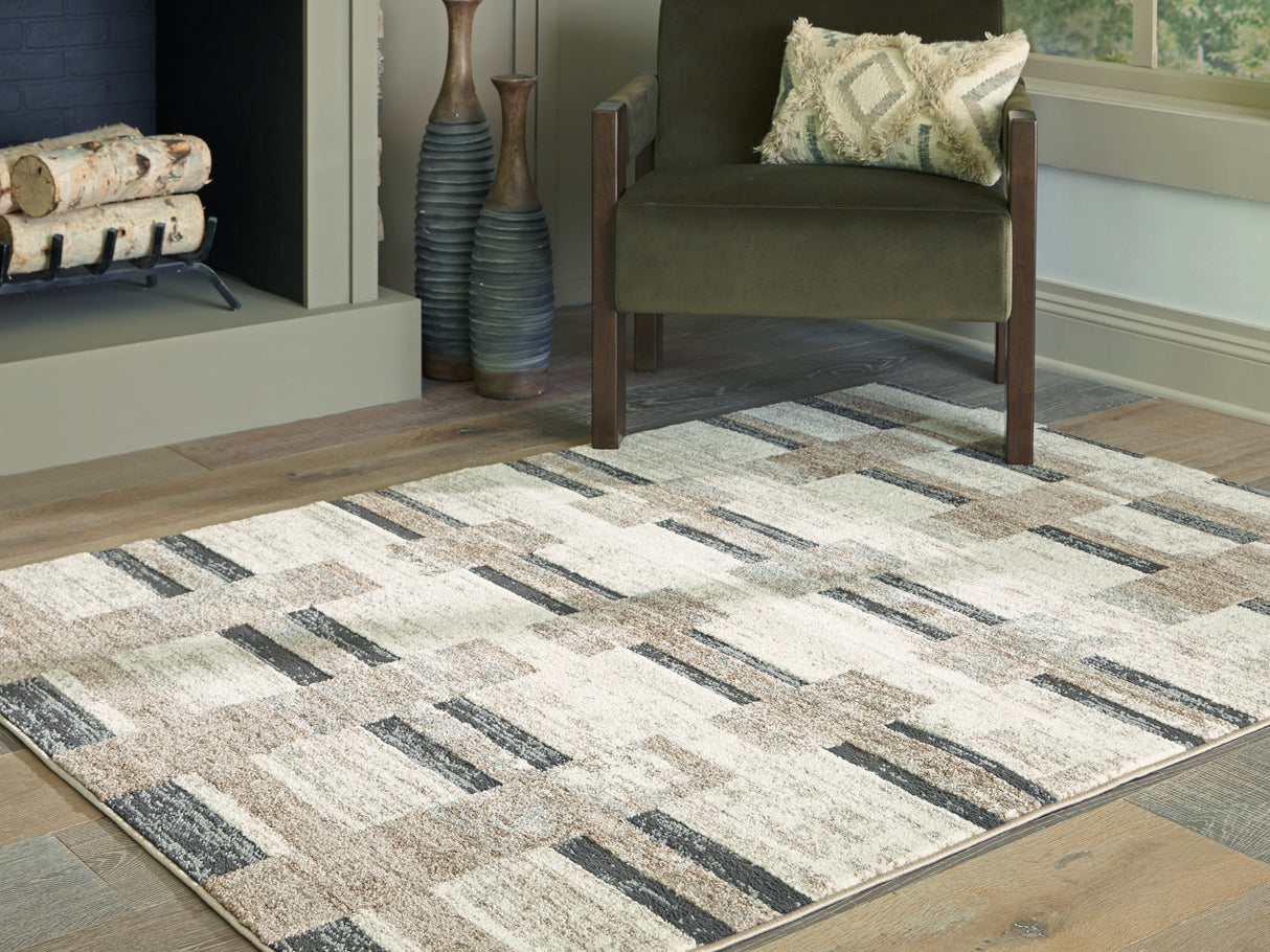 Furniture City - MS - Ashley Furniture - Alstone Rug - 5'3" x 7' Area Rug / Multi - R407732