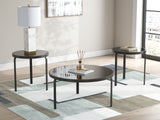 Furniture City - MS - Ashley Furniture - Dorylin Table (Set of 3) - Occasional Table Set (3/CN) / Black - T139-13