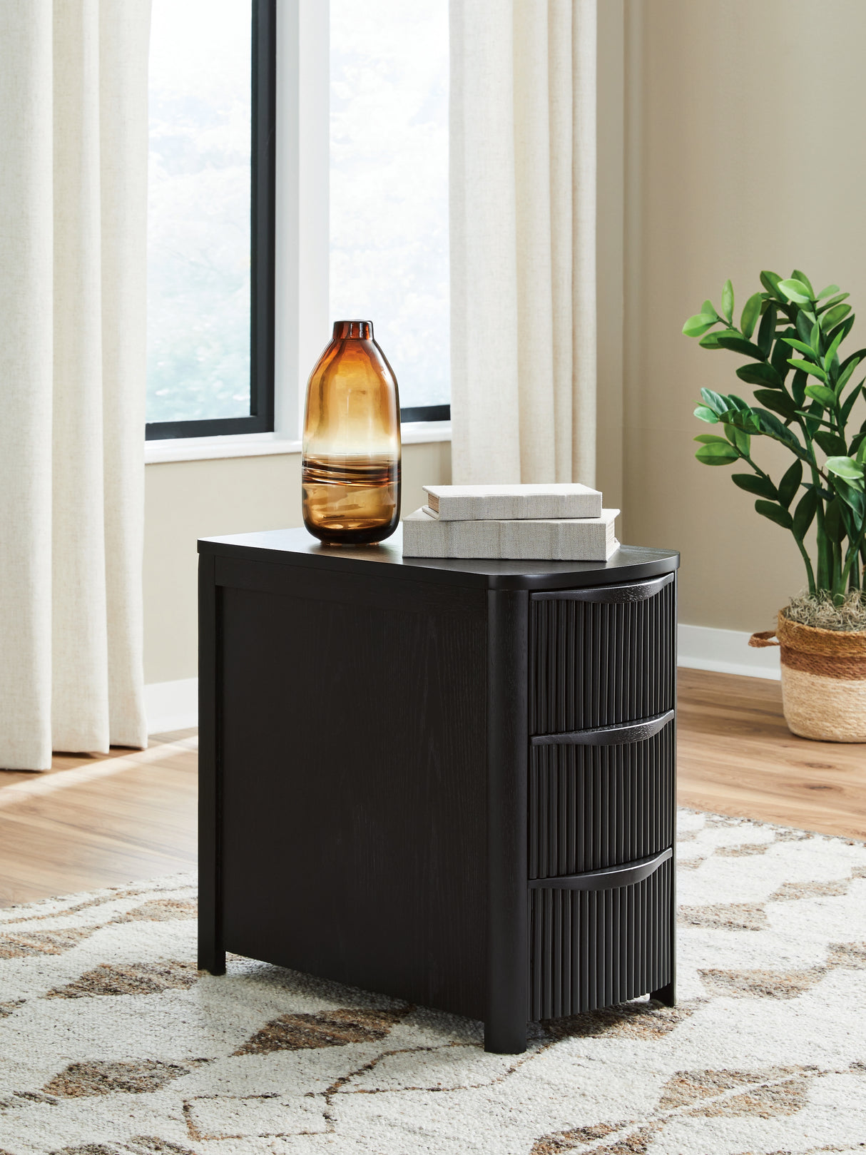 Furniture City - MS - Ashley Furniture - Camdill Chairside End Table - Chair Side End Table / Black - T208-117