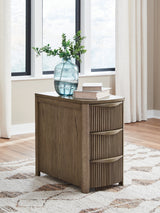 Furniture City - MS - Ashley Furniture - Camdill Chairside End Table - Chair Side End Table / Light Brown - T208-317