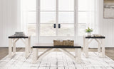 Furniture City - MS - Ashley Furniture - Dorrinson Table (Set of 3) - Occasional Table Set (3/CN) / Antique White - T236-13