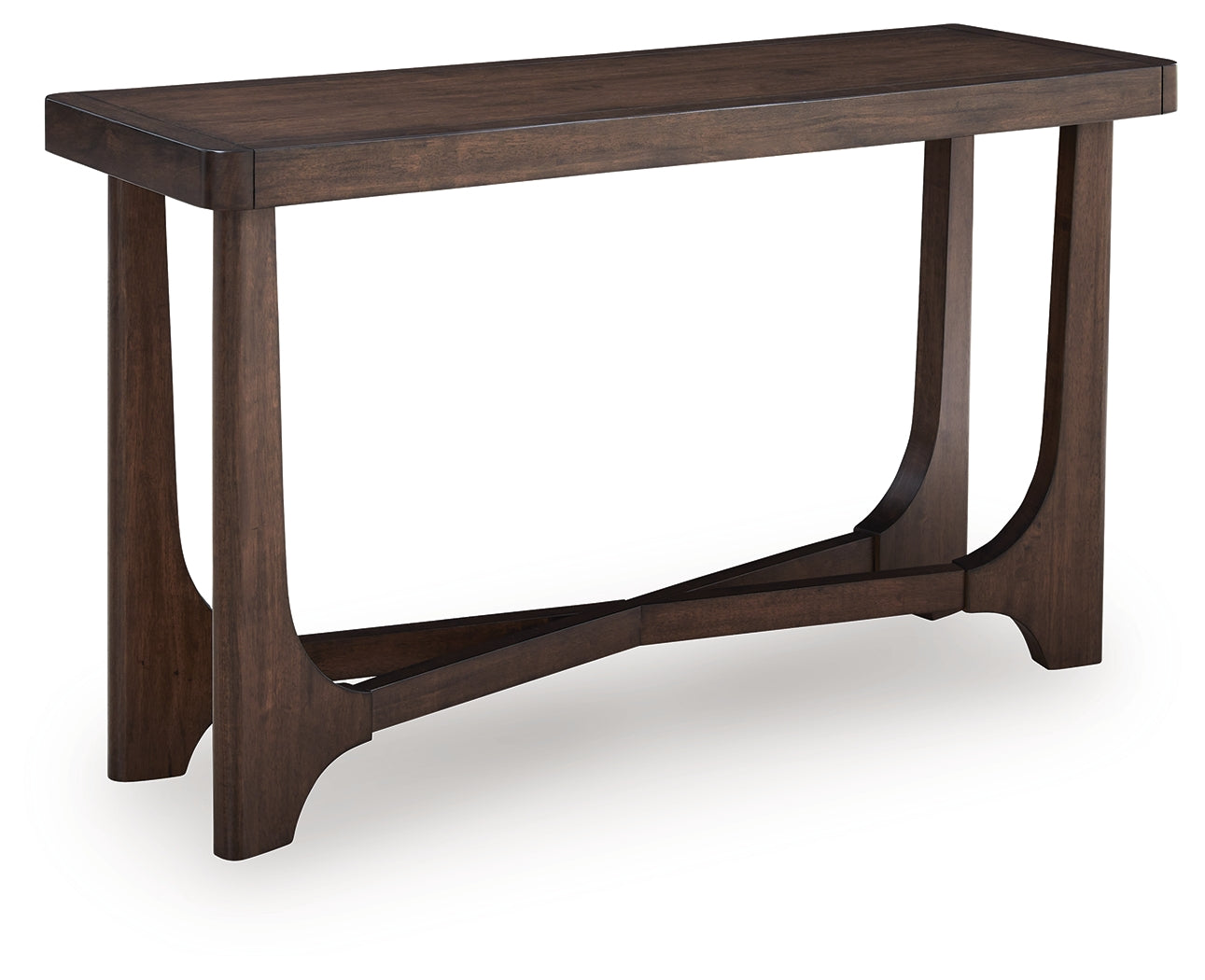 Furniture City - MS - Ashley Furniture - Korestone Sofa Table - Sofa Table / Dark Brown - T438-4