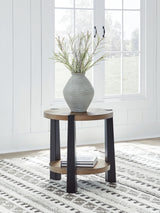 Furniture City - MS - Ashley Furniture - Ridgester End Table - Round End Table - T518-6