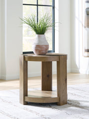 Furniture City - MS - Ashley Furniture - Flangren End Table - Round End Table - T553-6