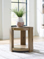 Furniture City - MS - Ashley Furniture - Flangren End Table - Round End Table - T553-6