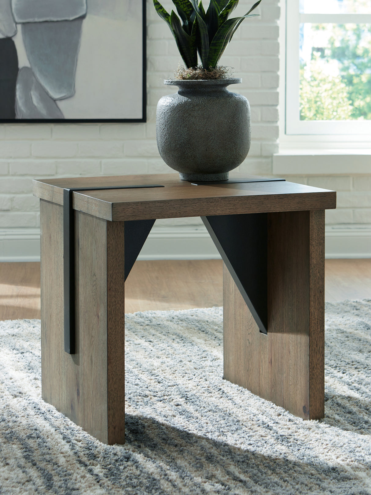 Furniture City - MS - Ashley Furniture - Kandinew End Table - Square End Table - T554-2