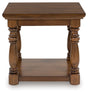 Furniture City - MS - Ashley Furniture - Sturlayne End Table - Rectangular End Table / Brown - T609-3