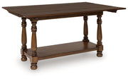 Furniture City - MS - Ashley Furniture - Sturlayne Flip Top Sofa Table - Flip Top Sofa Table / Brown - T609-4