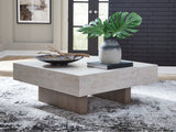 Furniture City - MS - Ashley Furniture - Jorlaina Coffee Table - Square Cocktail Table / Light Grayish Brown - T622-8