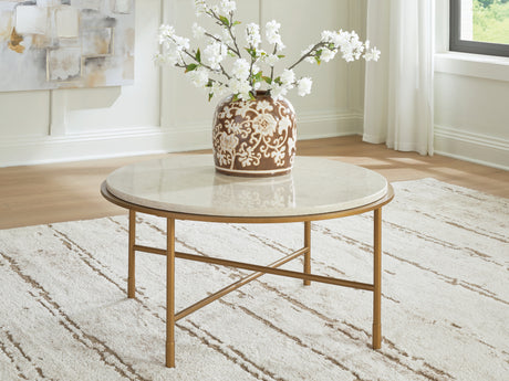 Furniture City - MS - Ashley Furniture - Alben Coffee Table - Round Cocktail Table - T643-8