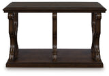 Furniture City - MS - Ashley Furniture - Maylee Sofa Table - Sofa Table / Dark Brown - T647-4