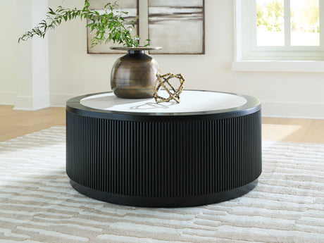 Furniture City - MS - Ashley Furniture - Grayman Coffee Table - Round Cocktail Table - T650-8
