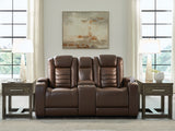 Furniture City - MS - Ashley Furniture - High Impact Living Room - PWR REC Loveseat/CON/ADJ HDRST / Tobacco - U1060118