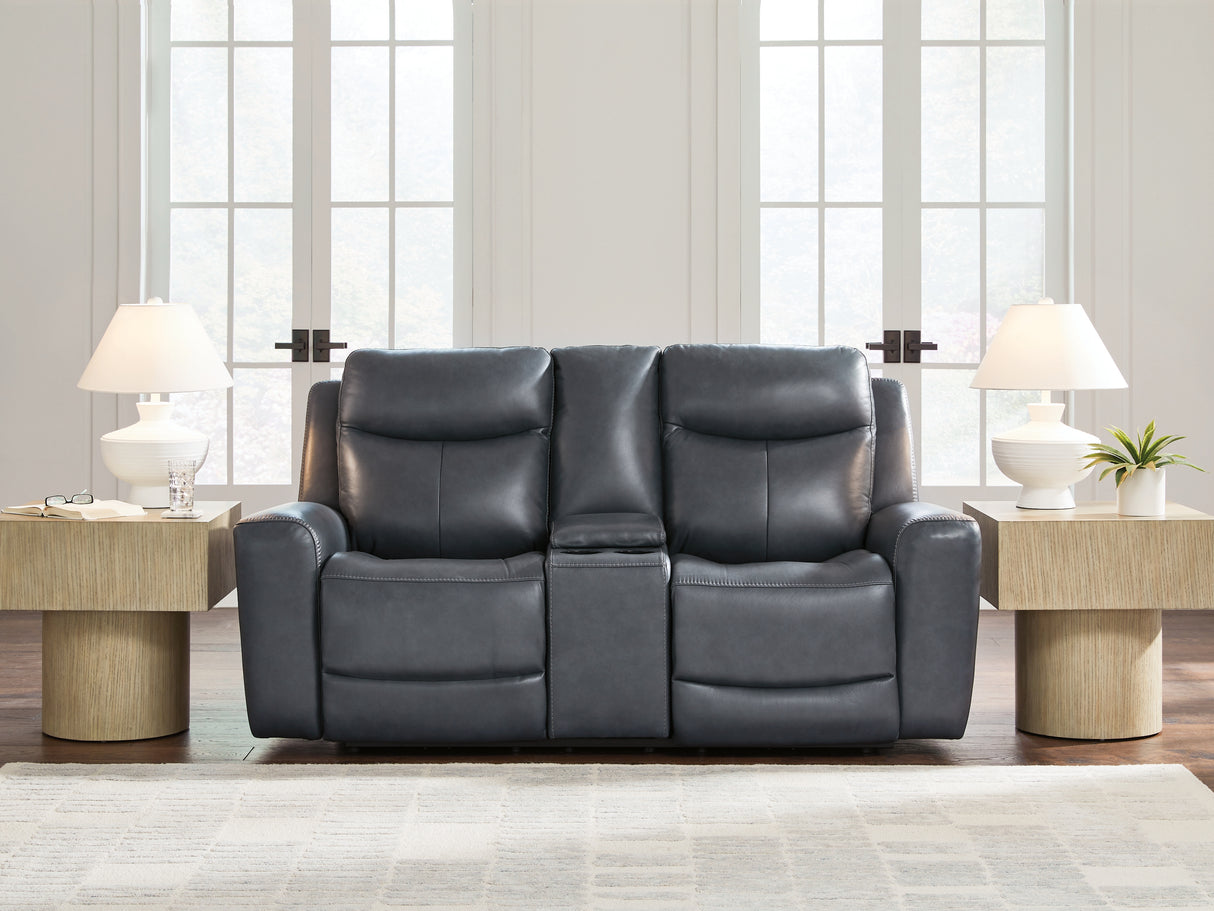 Furniture City - MS - Ashley Furniture - Next Move Living Room - PWR REC Loveseat/CON/ADJ HDRST / Admiral - PCU1210018