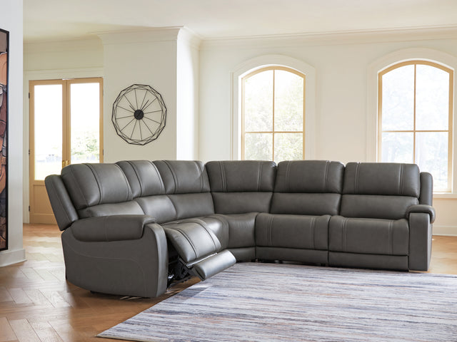 Furniture City - MS - Ashley Furniture - 5Z - Pittson Sectional - 5-Piece Power Reclining Sectional - PCU12600S4